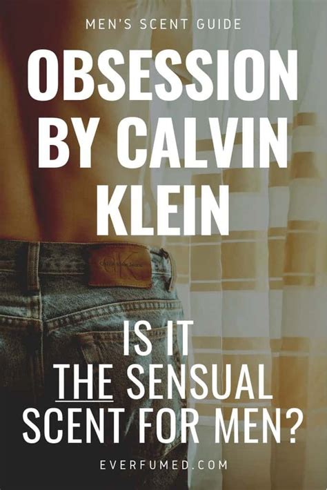 calvin klein obsession men review.